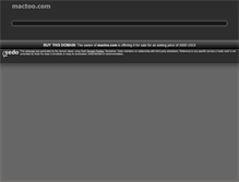Tablet Screenshot of mactoo.com